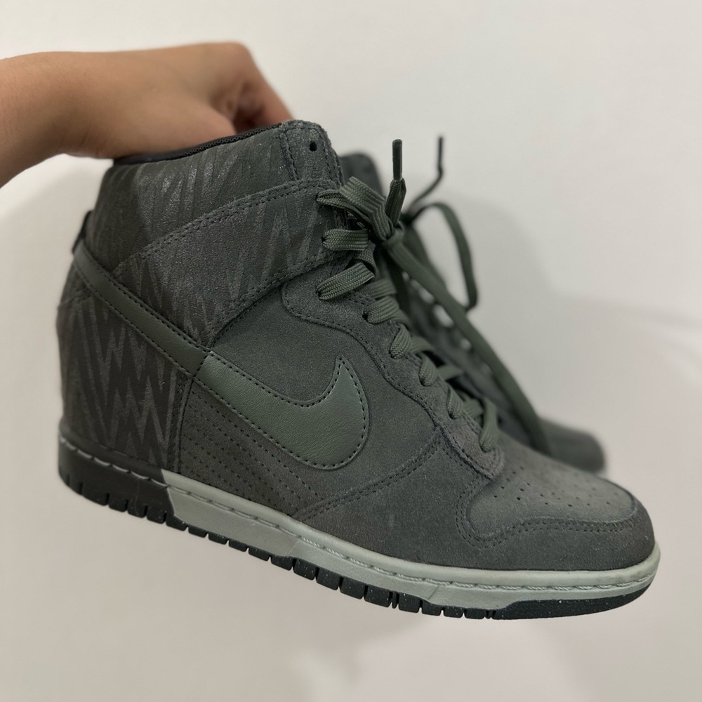 Nike Gray Wedge Sneakers